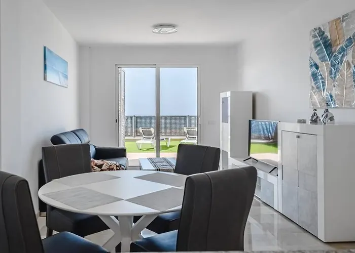アパート Ocean View With Ac, Pool, Playa Arena Pa05 *